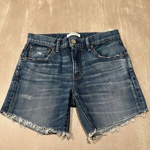 Moussy vintage Denim jean Frayed Hem Shorts size 27
